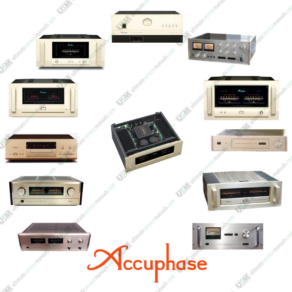 ACCUPHASE Ultimate Schematics, Repair, Service & Operation Manuals, Brochures 340 PDF