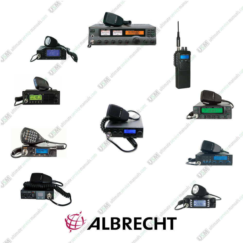 Albrecht Ultimate Radio Operation Repair Service Manuals & Schematics