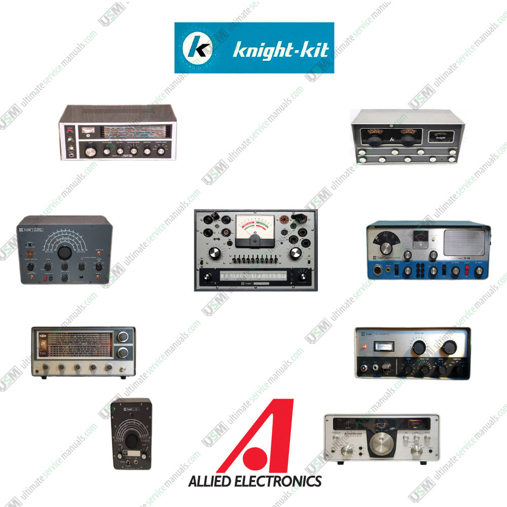 Allied Electronics & Knight-Kit Ultimate manuals collection