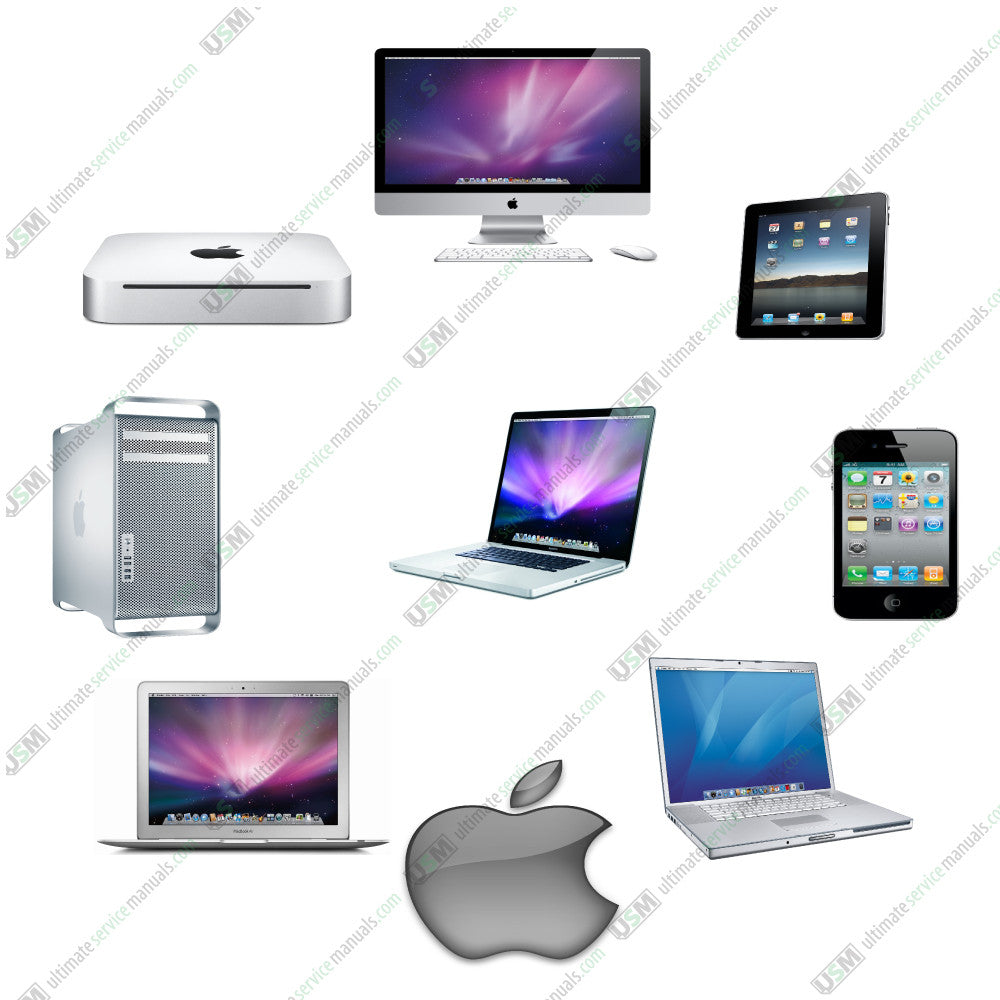 Apple Ultimate repair, maintenance, service manuals & schematics 600 PDFs