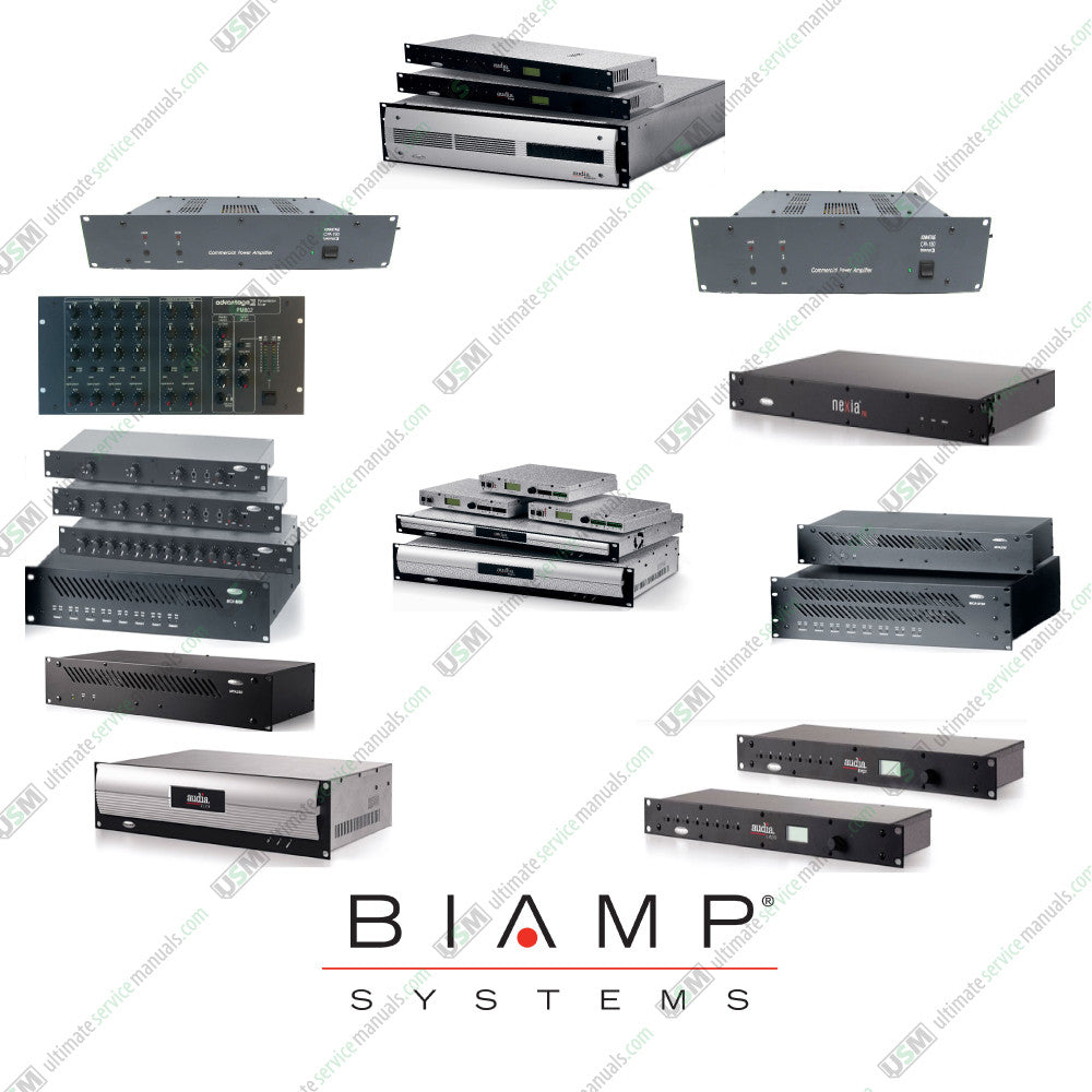 BIAMP Ultimate Owner manuals, Installation manuals & Schematics
