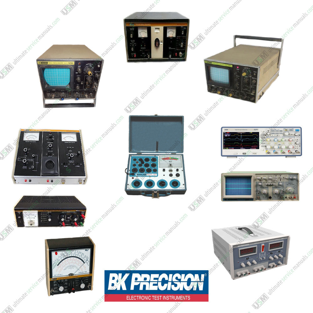 BK PRECISION Ultimate repair, service, maintenance & owner manuals e delivery