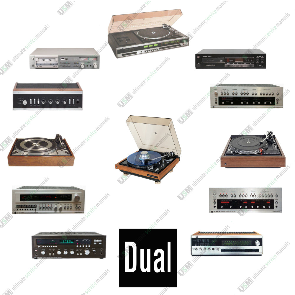 DUAL Audio Ultimate Repair Schematics & Service Manuals 1100 PDF