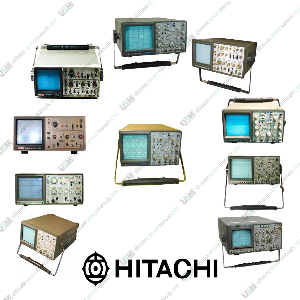 Hitachi Oscilloscope Ultimate Operation, Repair & Service manuals
