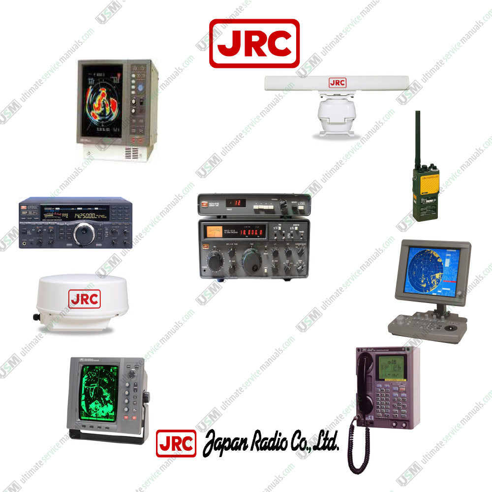 JRC Japan Radio Co Ultimate Instruction & Service Repair Manuals instant e-delivery