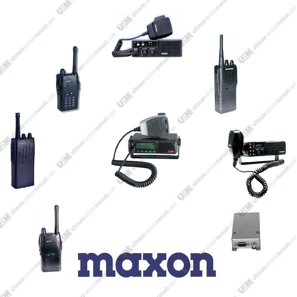 MAXON Ultimate Radio Operation Repair Service Manuals & Schematics