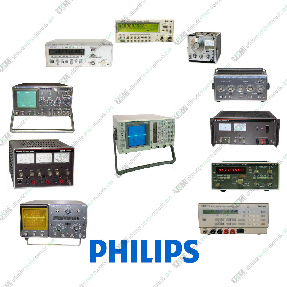PHILIPS INSTRUMENTS Ultimate repair, service, maintenance & owner manuals