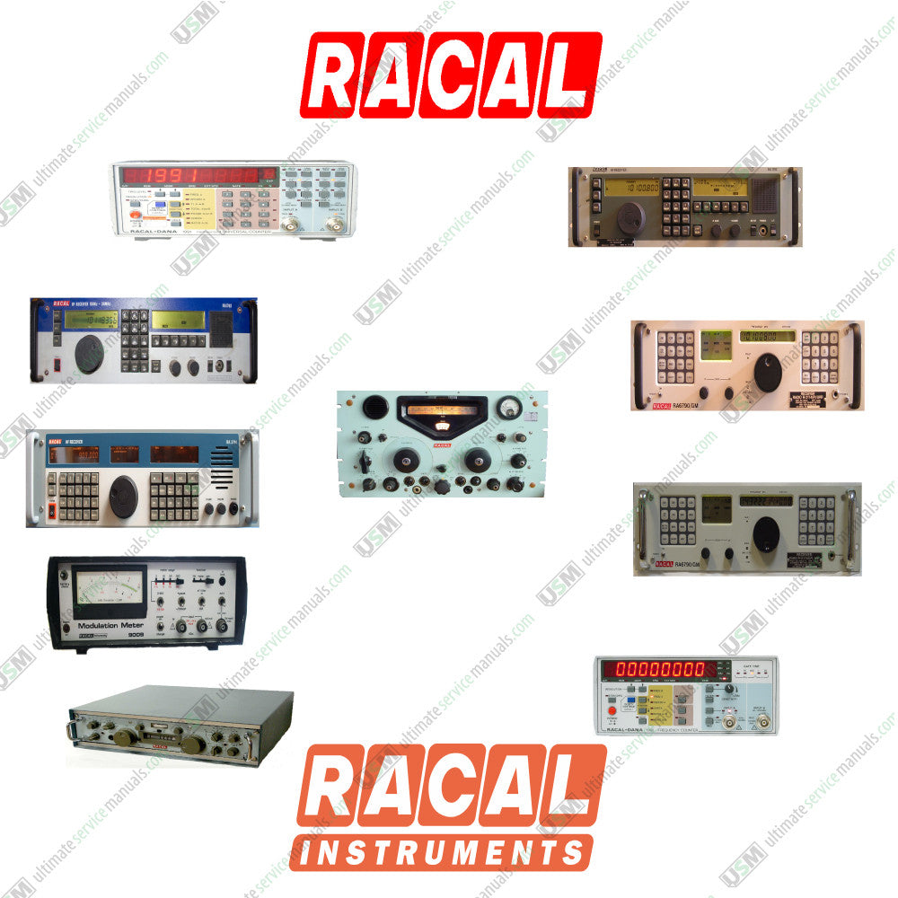 RACAL Ultimate Operation Repair Maintenance Service Manuals & Schematics