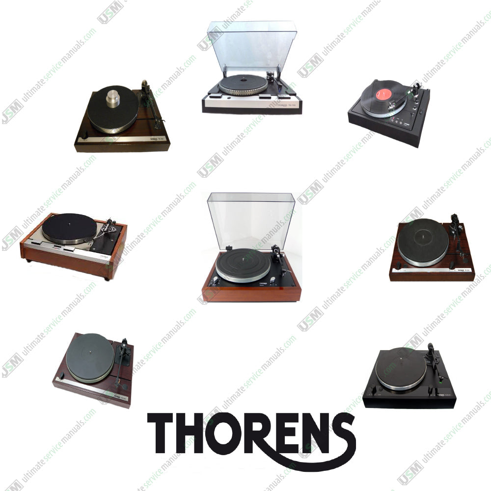 THORENS Ultimate Operation Repair Service manuals Collection e delivery