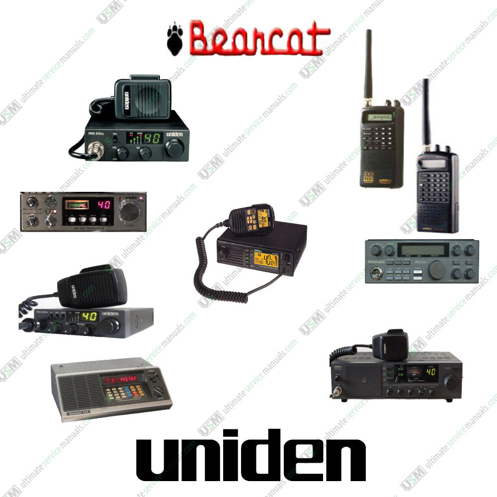 Uniden Bearcat Ultimate Operation & Service Repair Manuals