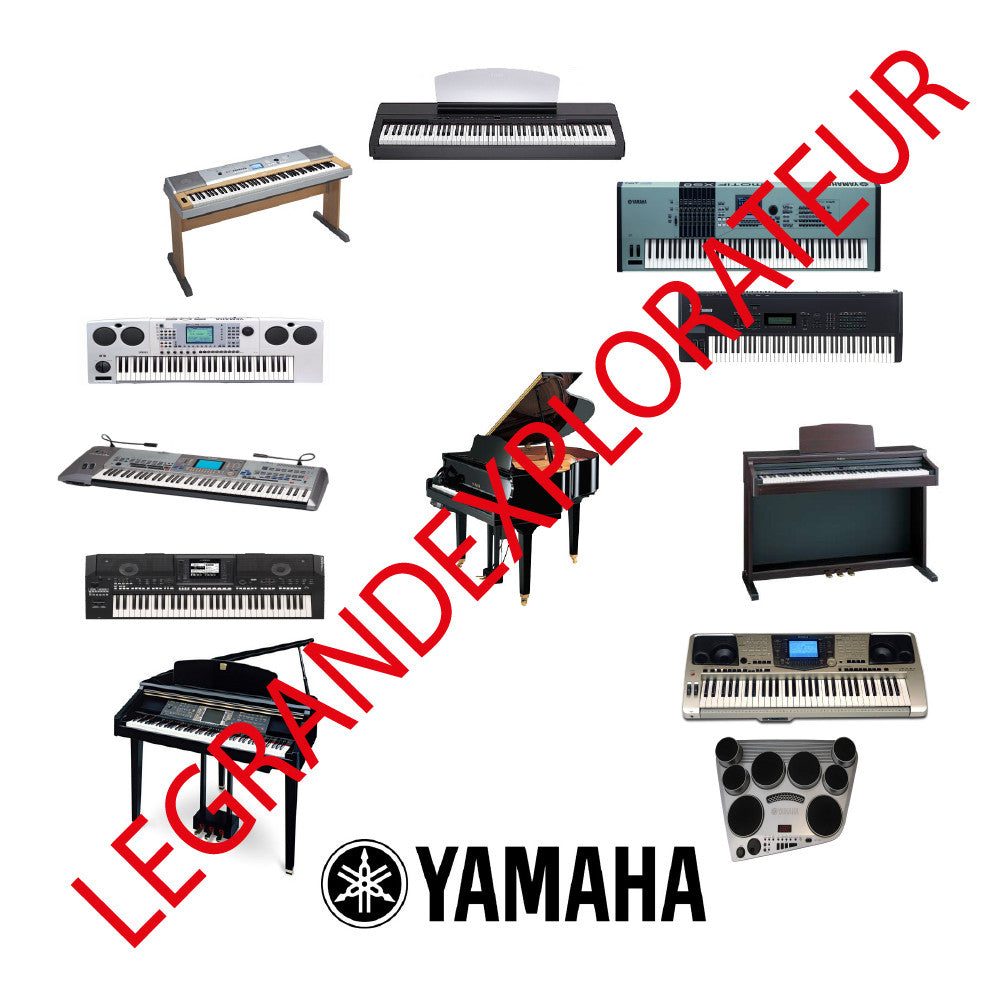 Yamaha Ultimate Keyboards Piano repair service manuals 500 manuals