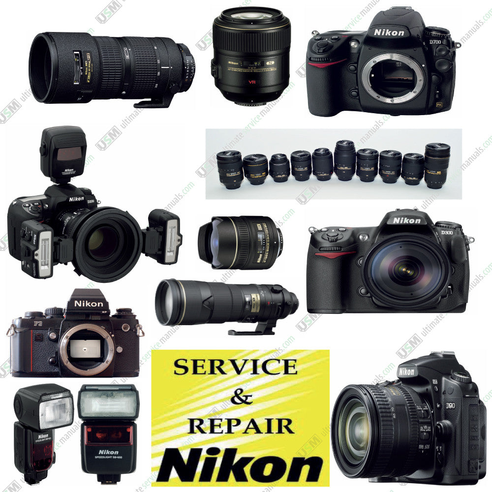 Nikon , Coolpix, Nikonos Ultimate Operation, repair, parts and service manuals
