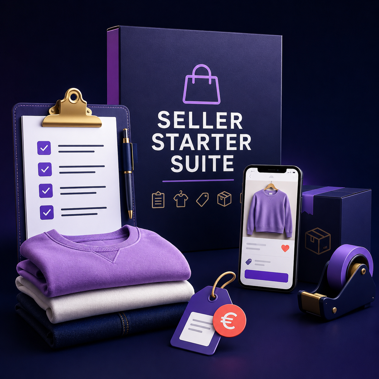 Vinted Seller Starter Suite – Complete Second-Hand Selling Toolkit premium digital toolkit