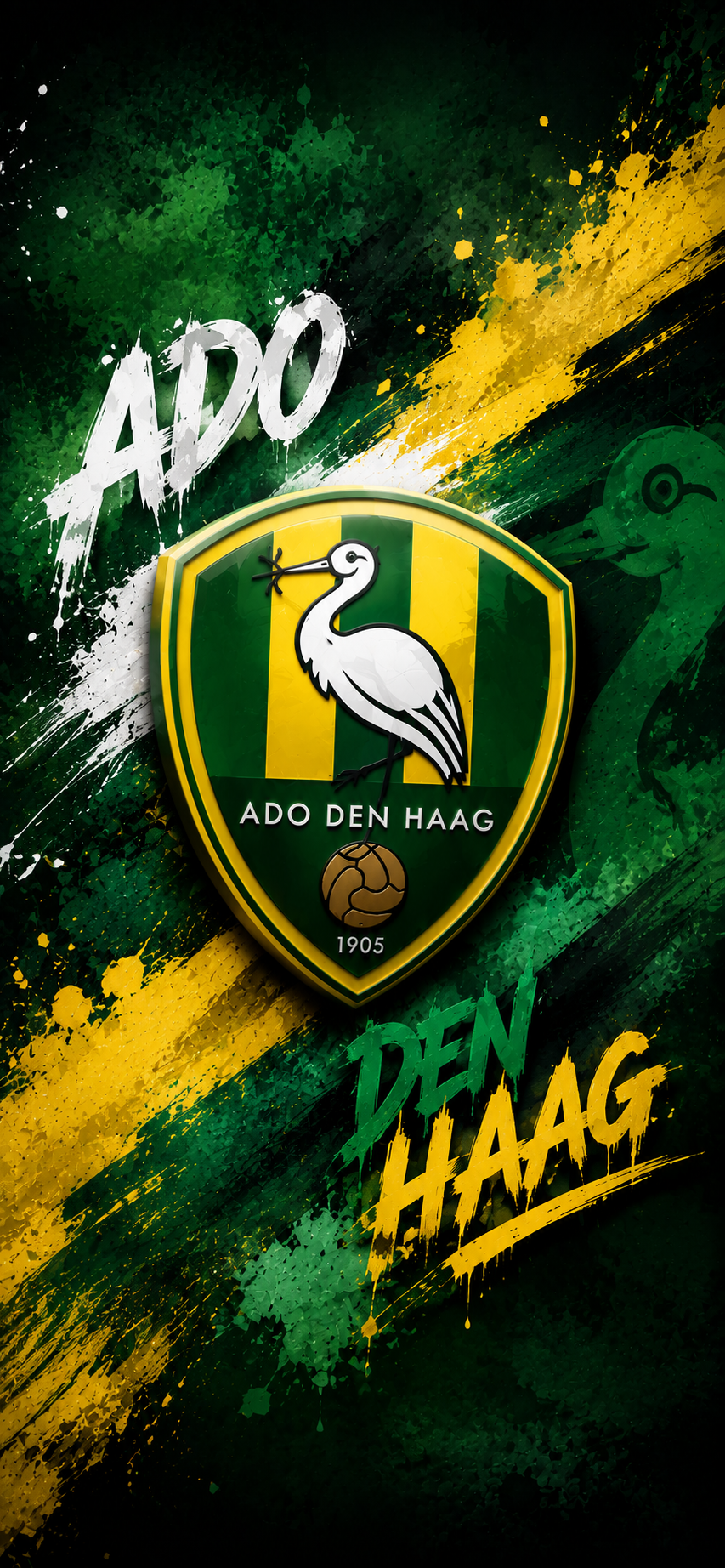ADO Den Haag Phone Wallpapers – 15 Digital Football Wallpapers for Smartphone | Instant Download