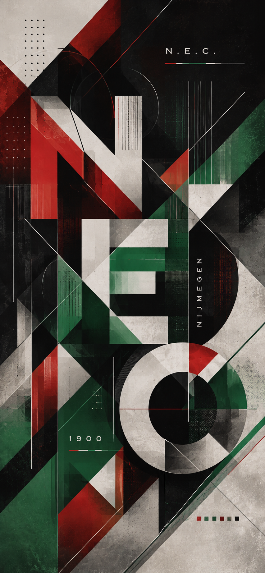 N.E.C. Nijmegen Phone Wallpapers – 15 Digital Football Wallpapers for Smartphone | Instant Download