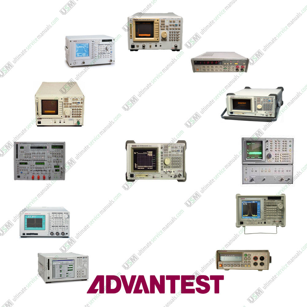 ADVANTEST Ultimate Operation, Programming & Service manuals direct download
