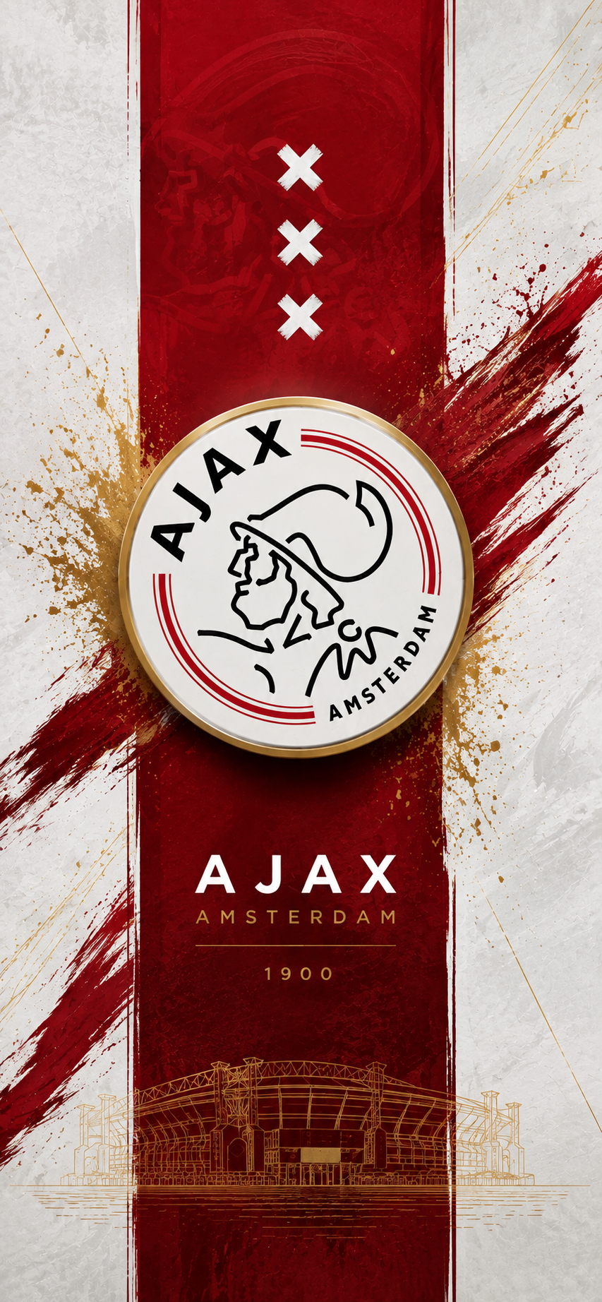 Ajax Amsterdam Phone Wallpapers – 13 Digital Football Wallpapers for Smartphone | Instant Download