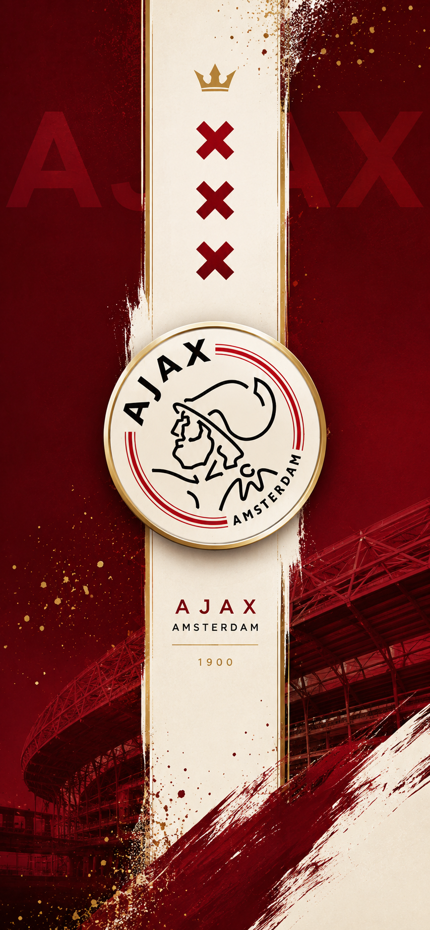 Ajax Amsterdam Phone Wallpapers – 13 Digital Football Wallpapers for Smartphone | Instant Download