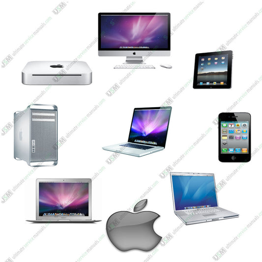 Apple Ultimate repair, maintenance, service manuals & schematics  600 PDFs