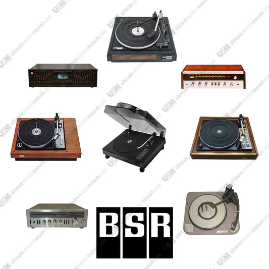 BSR Audio Turntable Ultimate Operation & repair service manuals