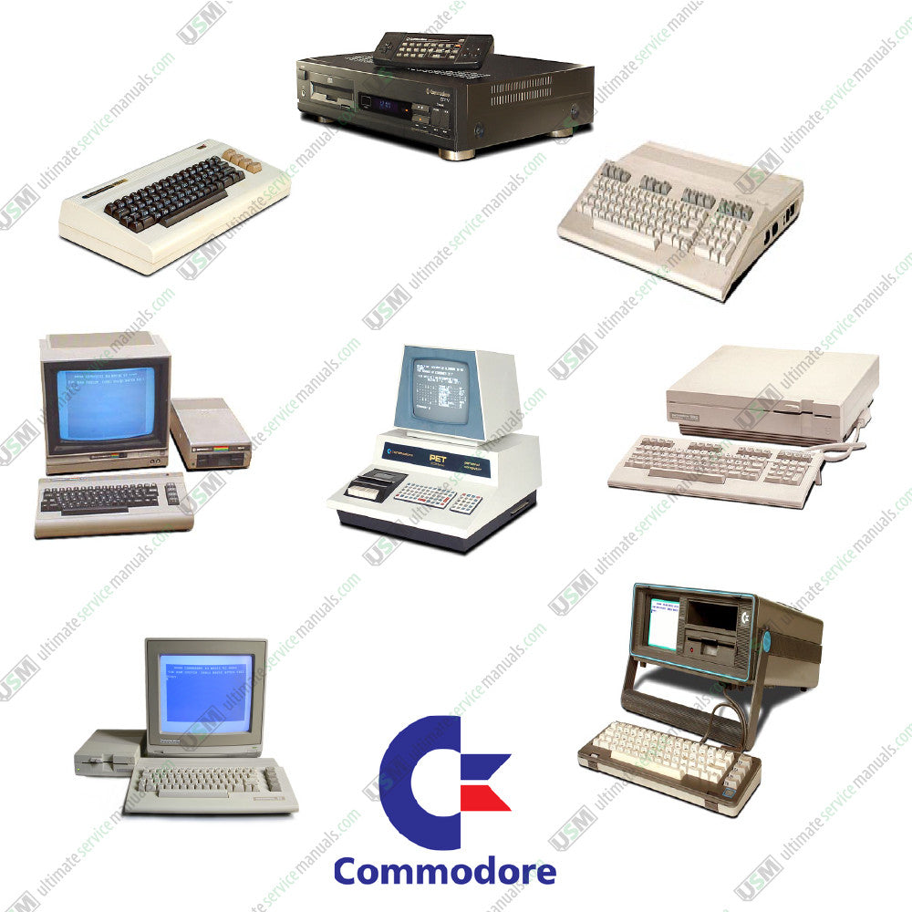 Commodore Computers Ultimate Owners & repair service manuals