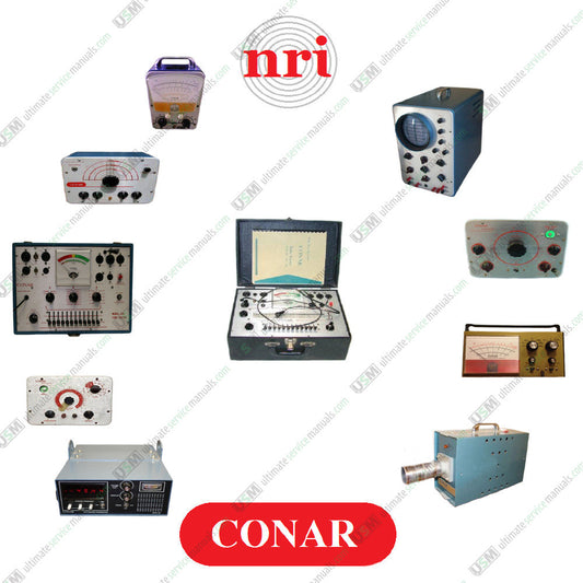CONAR NRI Ultimate Operation & Service manuals, Tube Charts