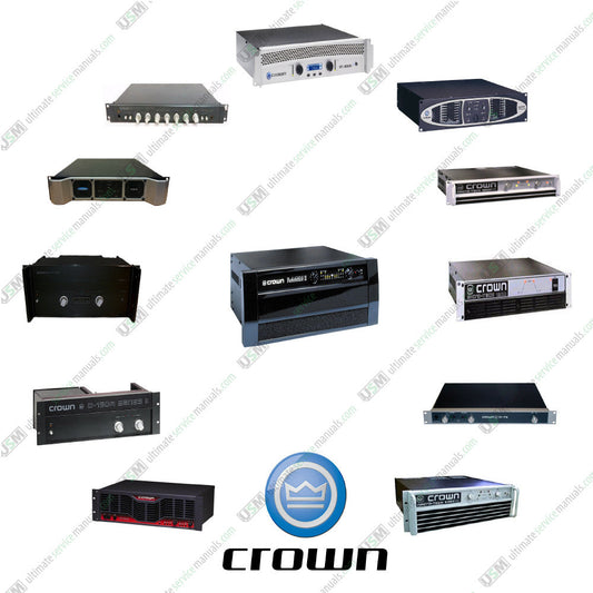 CROWN Ultimate Repair Schematics & Service Manuals 210 PDF e-delivery