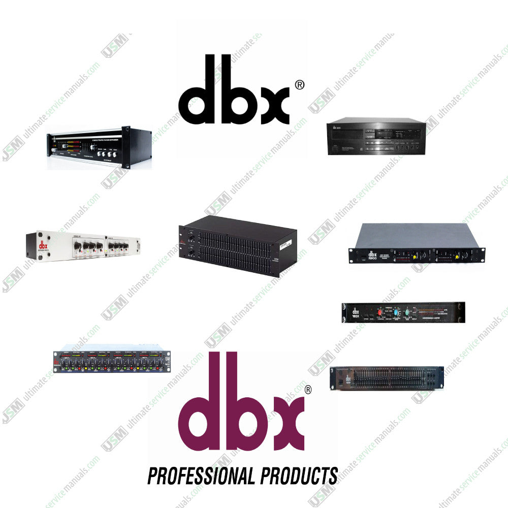 dbx Ultimate owners, repair & service manuals e-delivery
