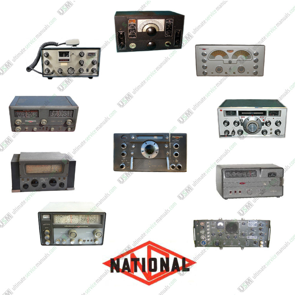 National Radio Company Ultimate manuals collection Instant Digital e delivery