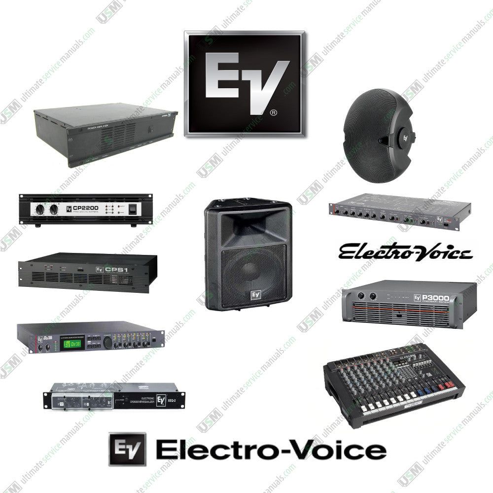Electro-Voice EV Ultimate repair, service manuals, service data manuals & schematics
