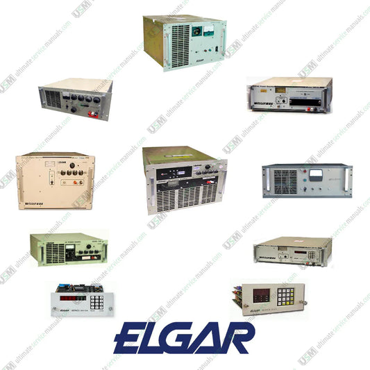 ELGAR Ultimate repair, service, maintenance & owner manuals