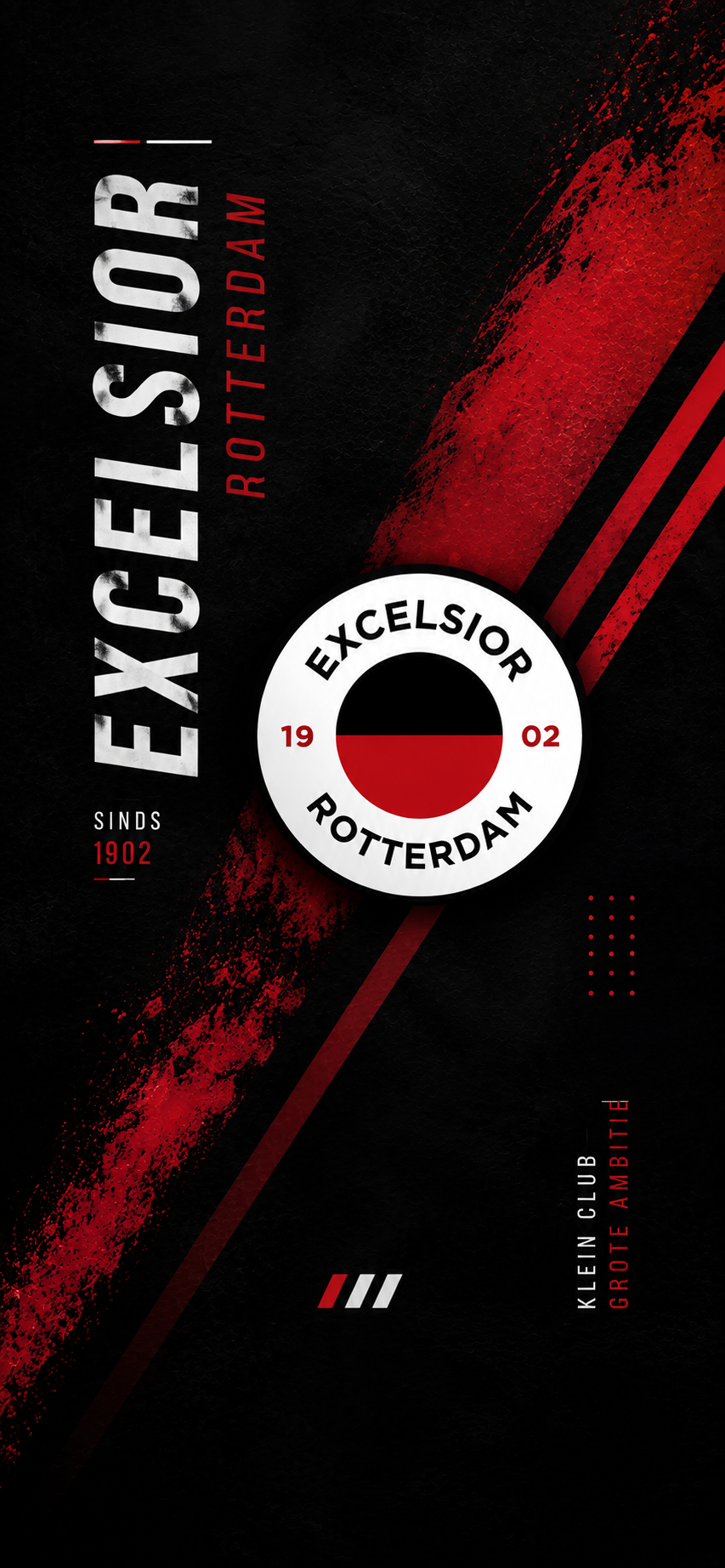 Excelsior Rotterdam Phone Wallpapers – 15 Digital Football Wallpapers for Smartphone | Instant Download