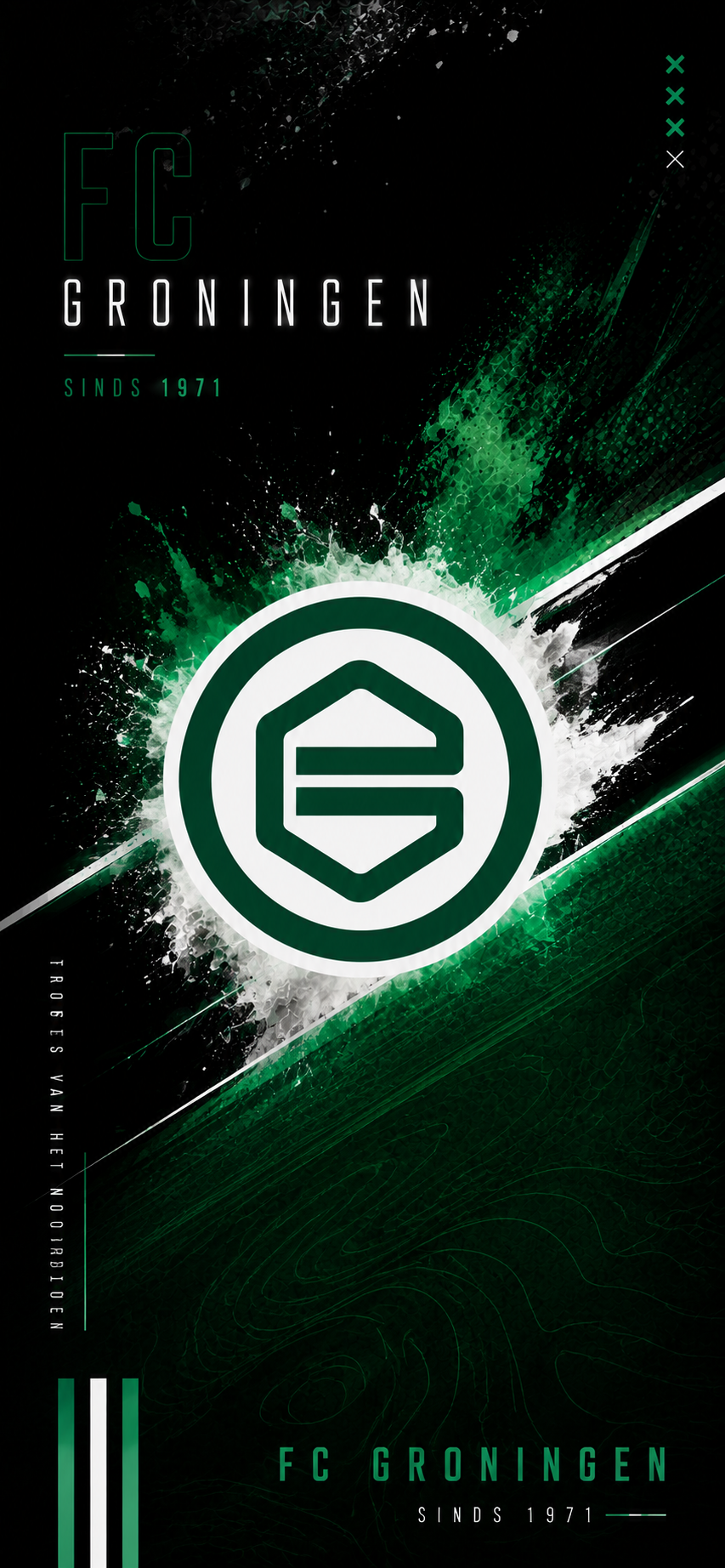 FC Groningen Phone Wallpapers – 14 Digital Football Wallpapers for Smartphone | Instant Download