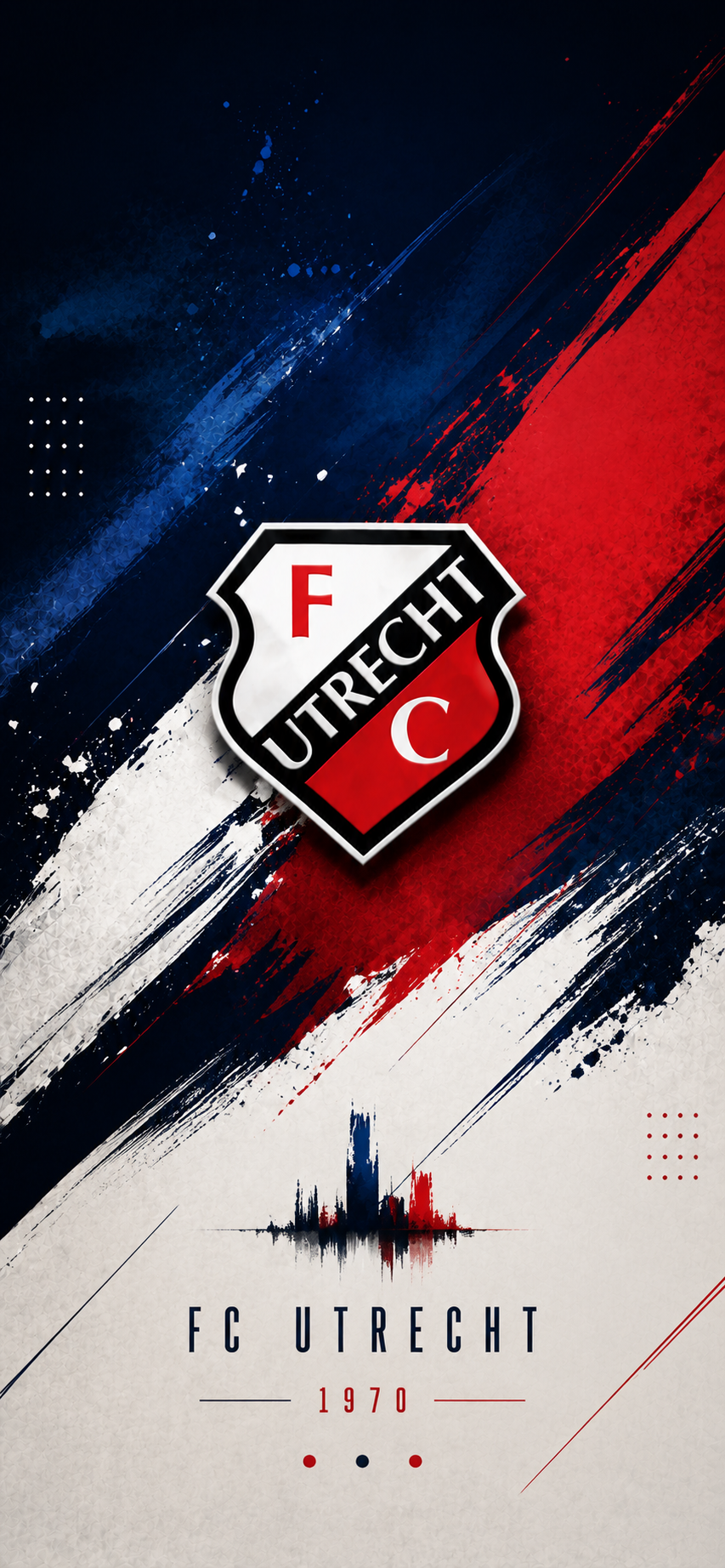 FC Utrecht Phone Wallpapers – 14 Digital Football Wallpapers for Smartphone | Instant Download