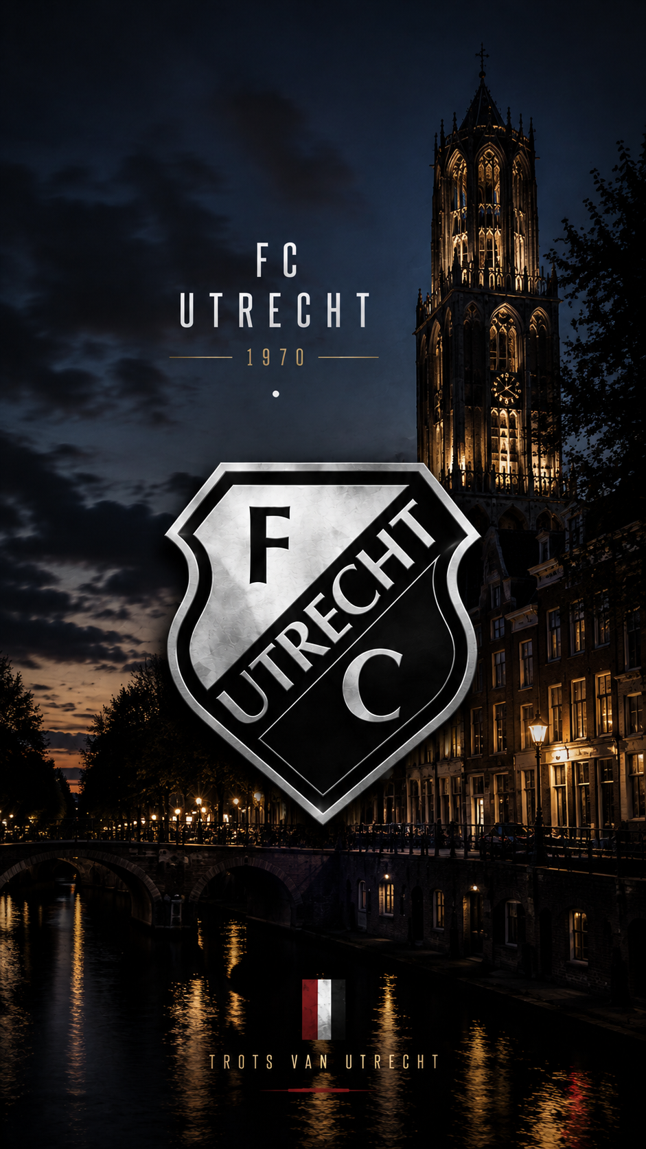 FC Utrecht Phone Wallpapers – 14 Digital Football Wallpapers for Smartphone | Instant Download