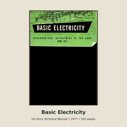 FM 55-506-1 Basic Electricity – 505-Page PDF Manual