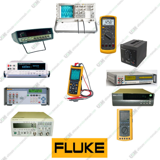 FLUKE Ultimate repair, service, maintenance & owner manuals e-delivery