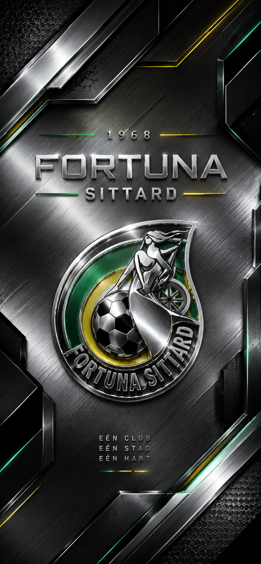 Fortuna Sittard Phone Wallpapers – 15 Digital Football Wallpapers for Smartphone | Instant Download