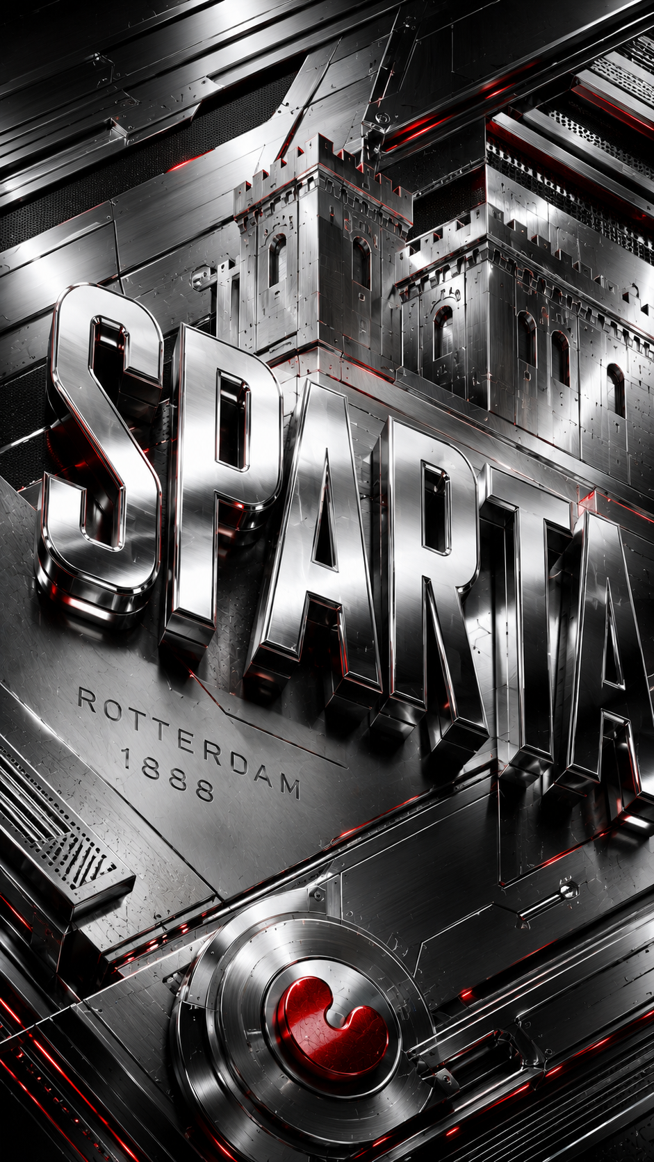 Sparta Rotterdam Phone Wallpapers – 15 Digital Football Wallpapers for Smartphone | Instant Download