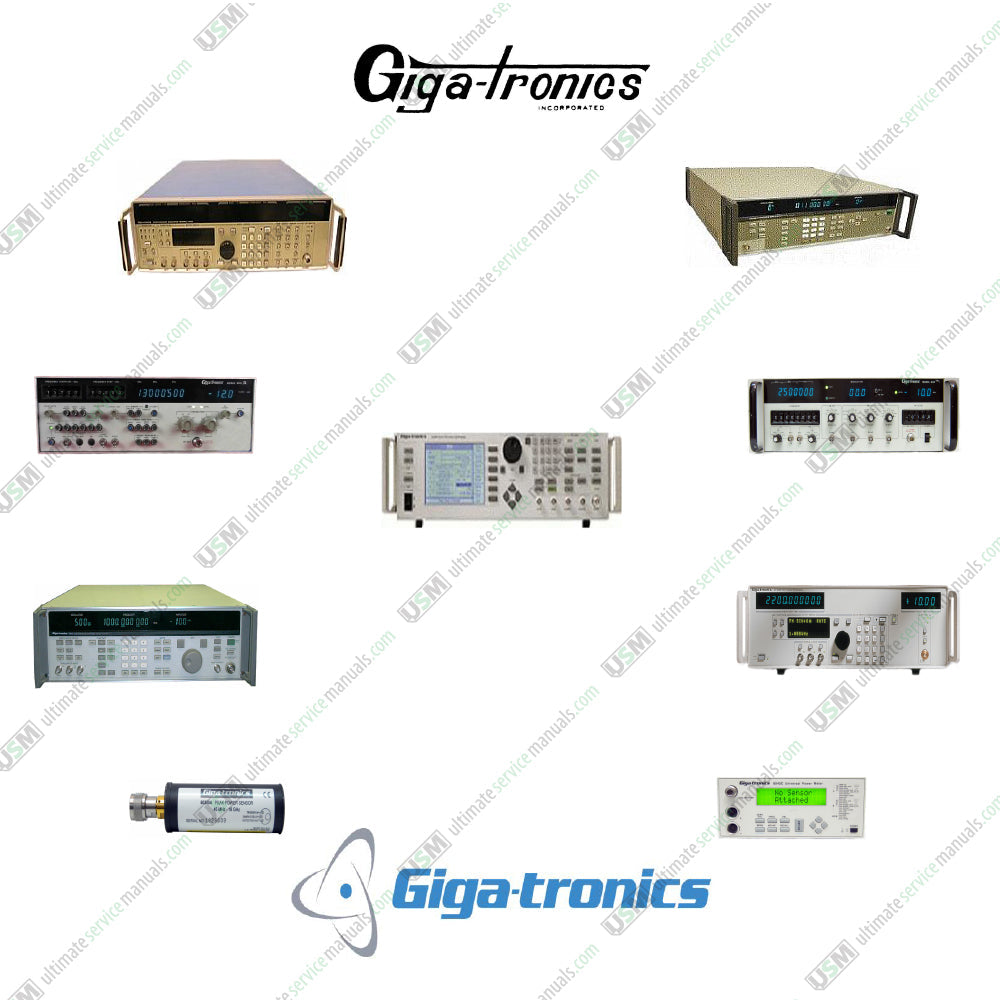 Giga-tronics Ultimate Operation, Repair, Maintenance & Service manuals