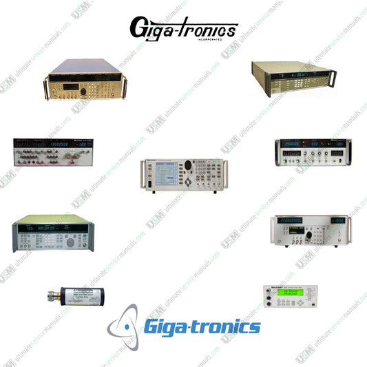 Giga-tronics Ultimate Operation, Repair, Maintenance & Service manuals
