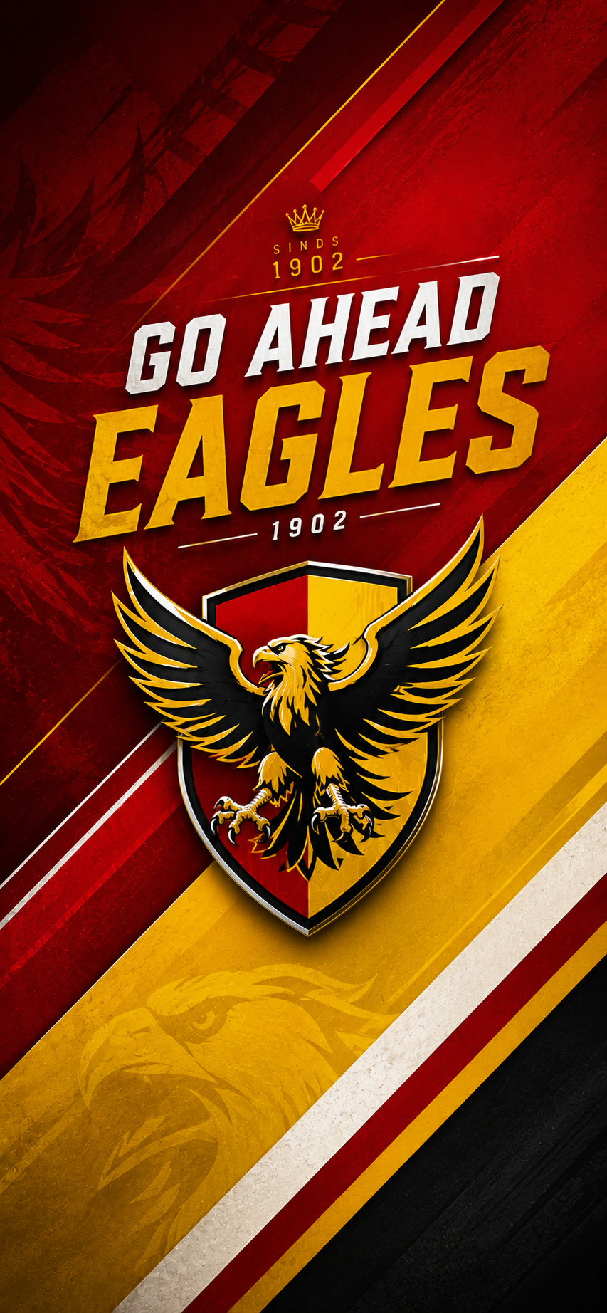 Go Ahead Eagles Phone Wallpapers – 14 Digital Football Wallpapers for Smartphone | Instant Download
