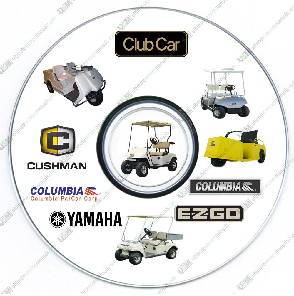 Club Car Columbia ParCar Ultimate Golf Car Cart Service Workshop Manual