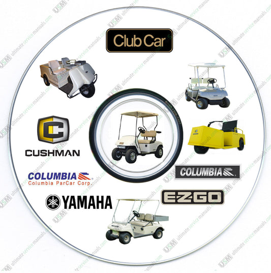 Club Car Columbia ParCar Ultimate Golf Car Cart Service Workshop Manual
