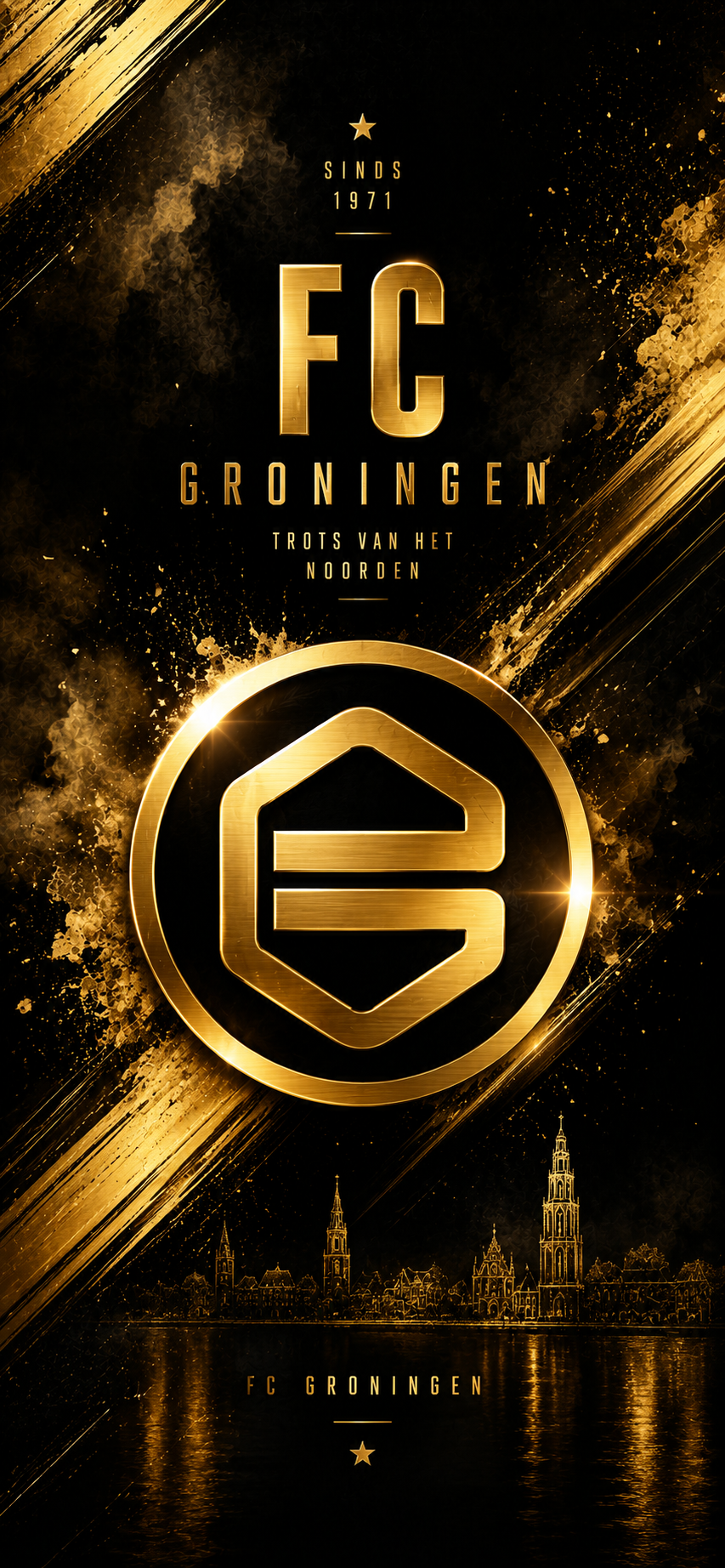 FC Groningen Phone Wallpapers – 14 Digital Football Wallpapers for Smartphone | Instant Download