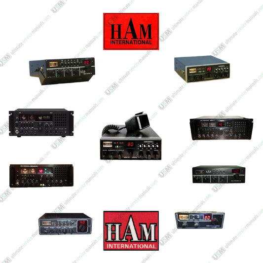Ham International Radio Operation Repair Service Manuals & Schematics