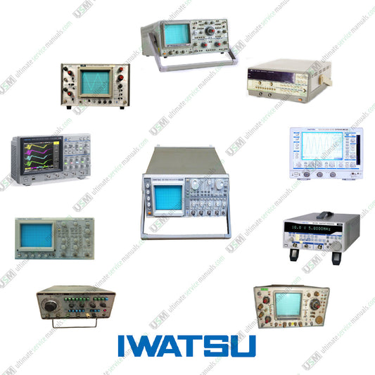 IWATSU Oscilloscope Ultimate Operation Repair & Service manuals