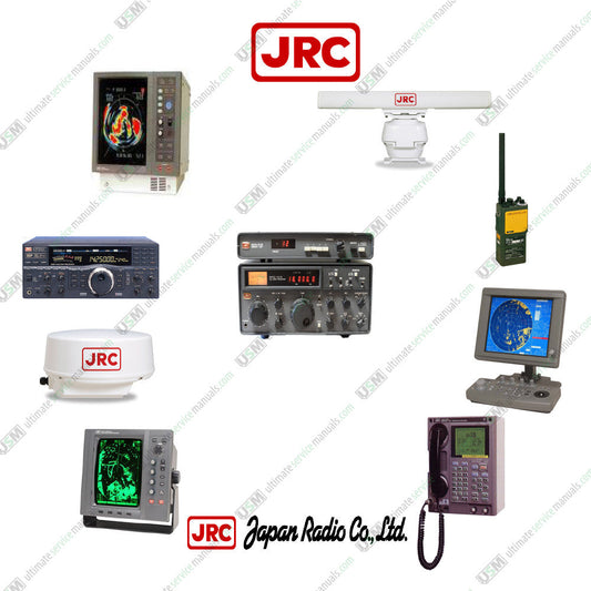 JRC Japan Radio Co Ultimate Instruction & Service Repair Manuals instant e-delivery