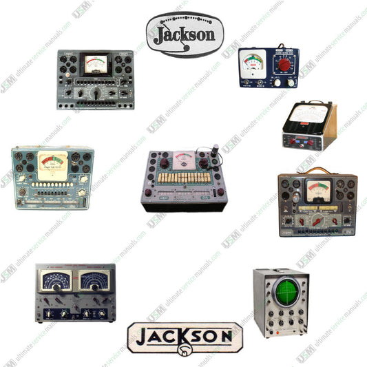 Jackson Ultimate Operation & Service manuals, Tube Charts e-delivery