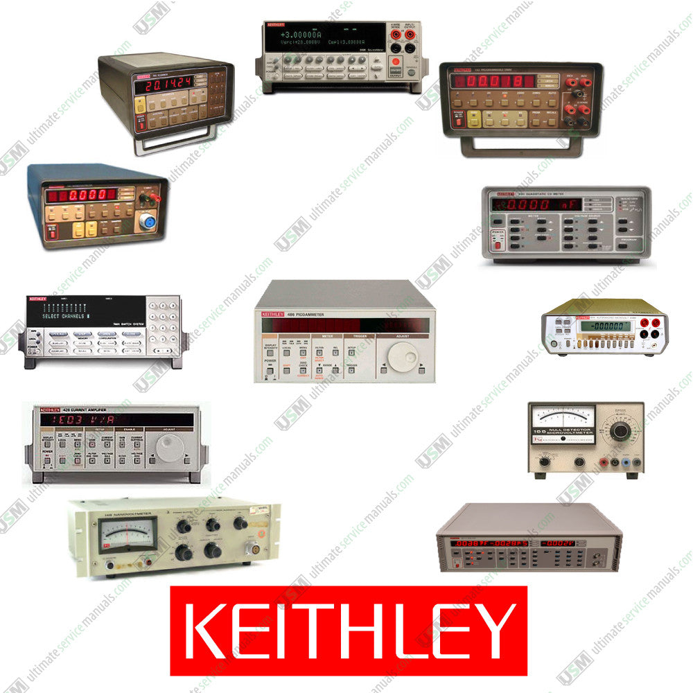 KEITHLEY Ultimate repair, service, maintenance & owner manuals fast e delivery
